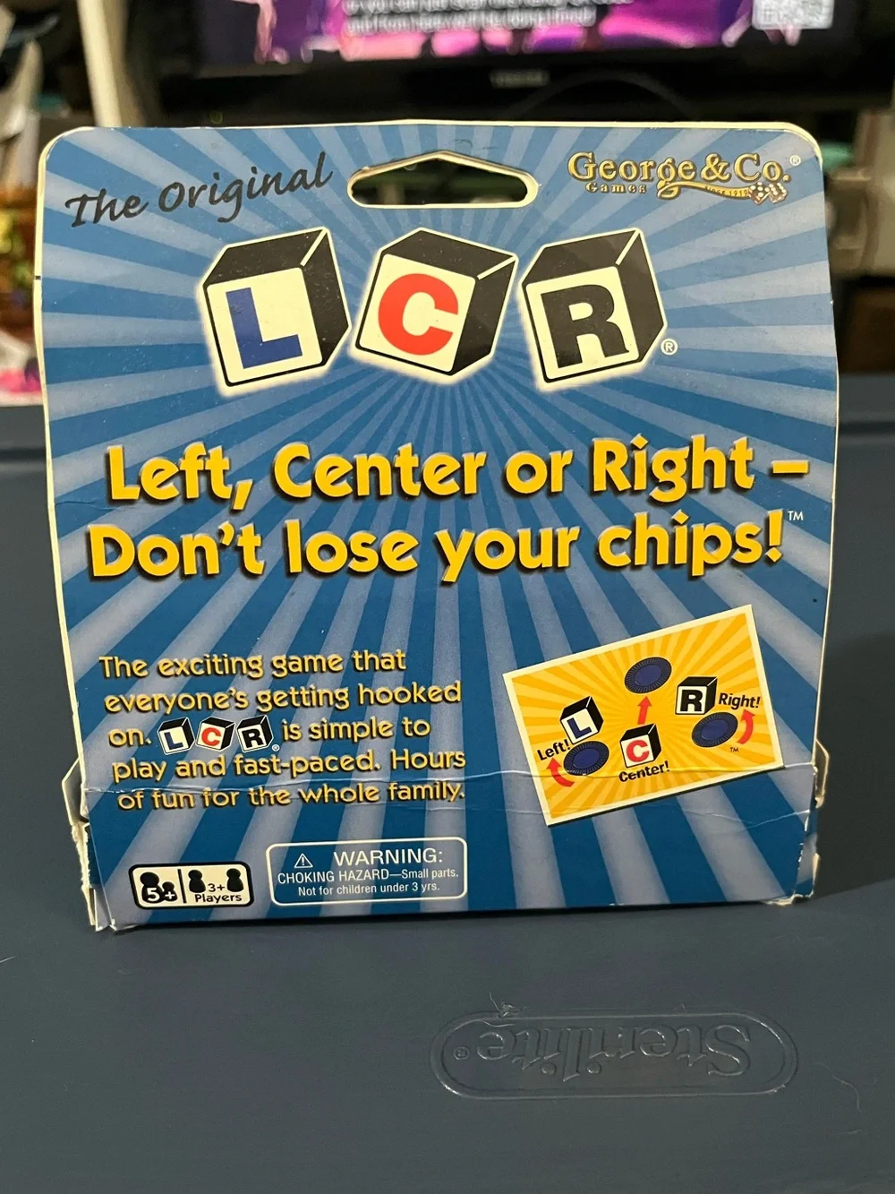 FREE w/ $10+ PURCHASE: Koplow Games Left, Center, Right Dice Game